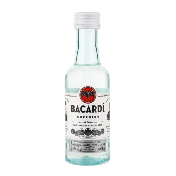 Bacardi Silver White Rum 50ml