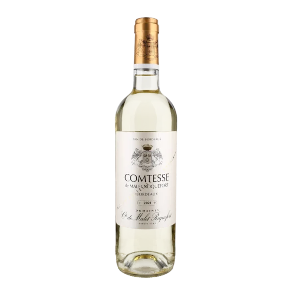 Domaines Comte de Malet Roquefort Comtesse Bordeaux Blanc 2021 750ml