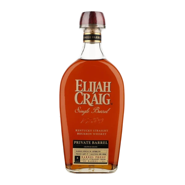 Elijah Craig Private Barrel 127.7 8 Year Bourbon Whiskey 750ml