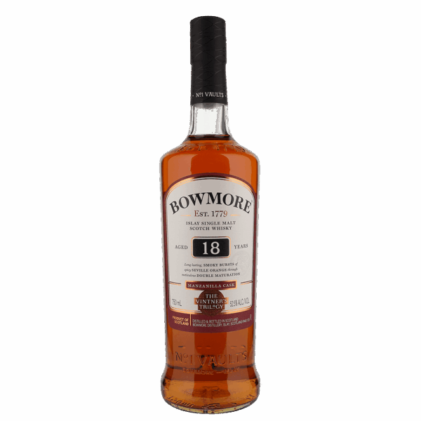 Bowmore The Vinter's Trilogy Manzanilla Cask 18 Year Islay Single Malt Whisky 750ml