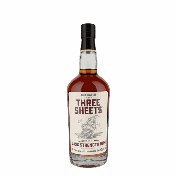 Cutwater Three Sheets Cask Strength 3 Year Aged Rum 750ml