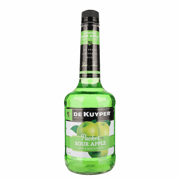 Dekuyper Pucker Sour Apple Schnapps 750ml