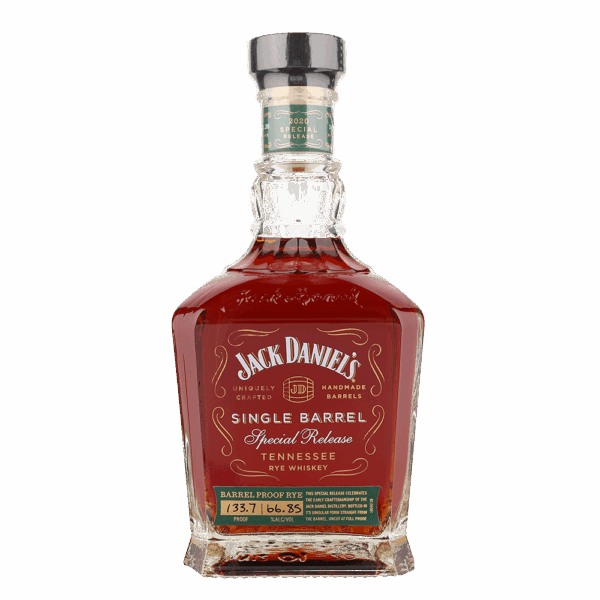 Jack Daniel's Single Barrel Special Release Barrel Proof 2020 Rye Whiskey 750ml