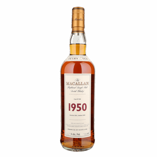 Macallan Fine and Rare Cask 598 52 Year 1950 Highland Single Malt Whisky 750ml