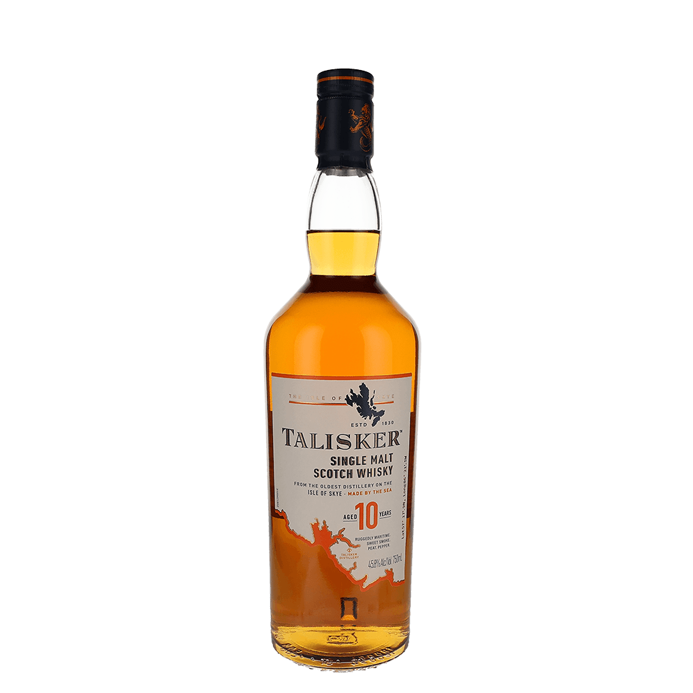 Talisker 10 Year Island Single Malt Whisky 750ml